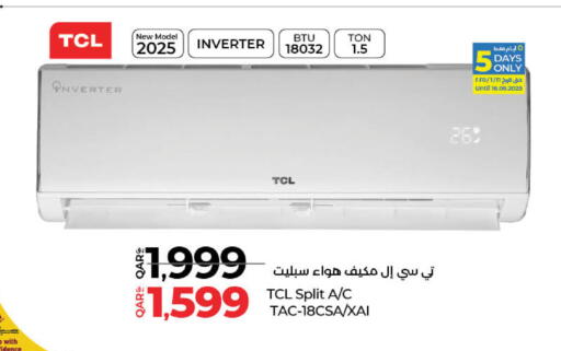 تي سي إل مكيف الهواء available at لولو هايبرماركت in قطر - الوكرة