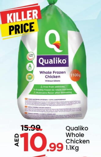 QUALIKO Frozen Whole Chicken available at Mark & Save in UAE - Abu Dhabi