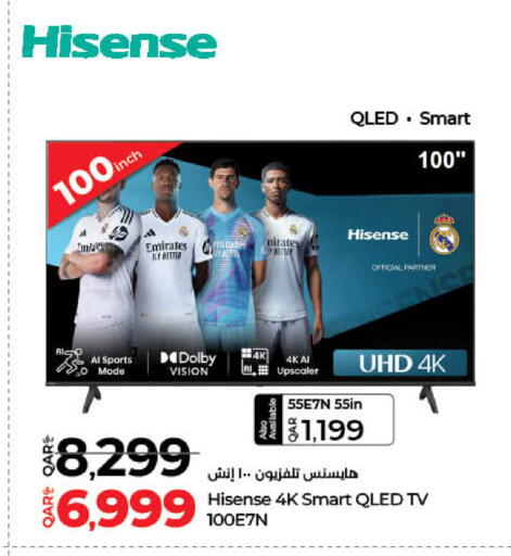 HISENSE Smart TV available at LuLu Hypermarket in Qatar - Al Wakra