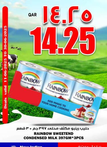 RAINBOW Condensed Milk available at Retail Mart in Qatar - Doha