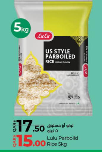 Parboiled Rice available at LuLu Hypermarket in Qatar - Al Shamal