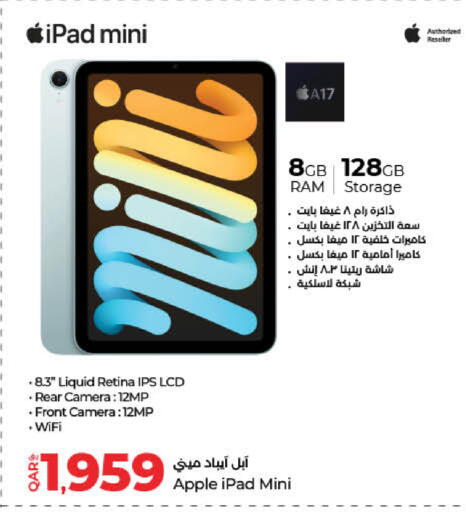 APPLE iPad available at LuLu Hypermarket in Qatar - Al Rayyan