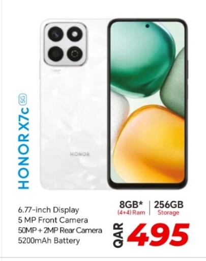 HONOR available at Rawabi Hypermarket in Qatar - Al Khor