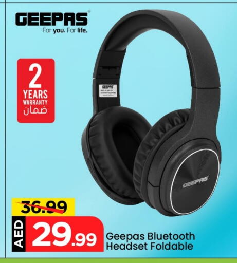 GEEPAS Earphone available at Mark & Save in UAE - Abu Dhabi