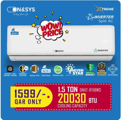 AC available at On&sys in Qatar - Umm Salal