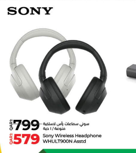 SONY Earphone available at LuLu Hypermarket in Qatar - Al Shamal