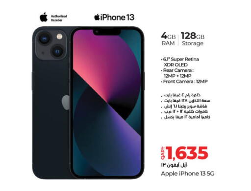 APPLE iPhone 13 available at LuLu Hypermarket in Qatar - Al Wakra