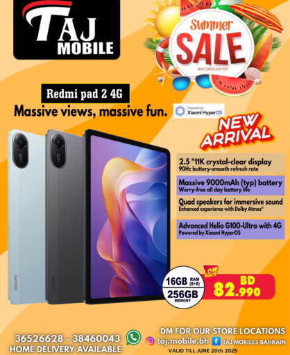 REDMI available at Taj Mobiles in Bahrain