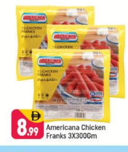 AMERICANA Chicken Franks available at Shaklan  in UAE - Dubai