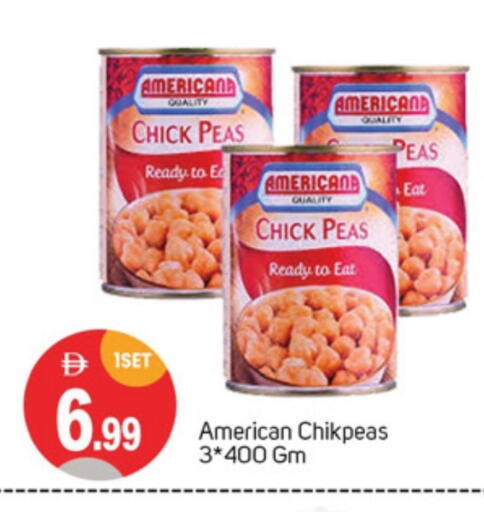 Canned & Packeted in TALAL MARKET, UAE Offers - United Arab Emirates AMERICANA Chick Peas available at TALAL MARKET in UAE - Sharjah / Ajman