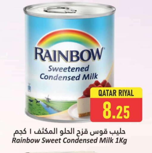 RAINBOW Condensed Milk available at Dana Hypermarket in Qatar - Al Shamal