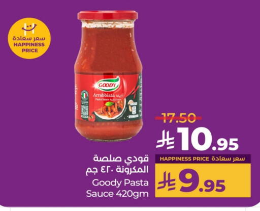 GOODY Pizza & Pasta Sauce available at LULU Hypermarket in KSA, Saudi Arabia, Saudi - Yanbu