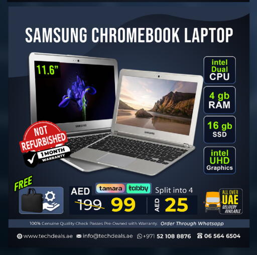 SAMSUNG Laptop available at TechDeals Electronics Trading in UAE - Al Ain