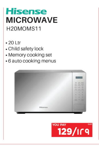 HISENSE Microwave Oven available at Emax  in Qatar - Al Shamal