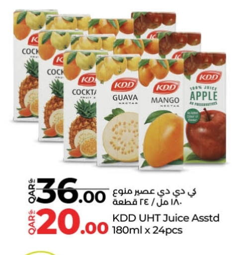 Juices & Drinks in LuLu Hypermarket, Qatar Offers - Qatar KDD available at LuLu Hypermarket in Qatar - Al Rayyan