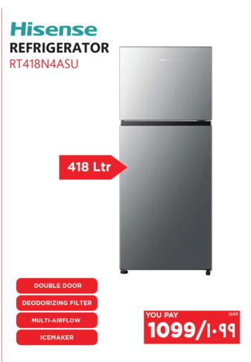 HISENSE Refrigerator available at Emax  in Qatar - Al Daayen