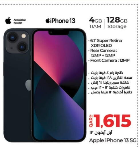 APPLE iPhone 13 available at LuLu Hypermarket in Qatar - Al Wakra