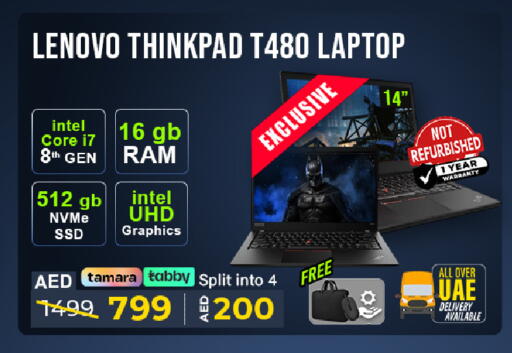 LENOVO Laptop available at TechDeals Electronics Trading in UAE - Al Ain