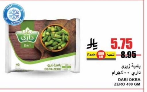 Okra available at A Market in KSA, Saudi Arabia, Saudi - Riyadh