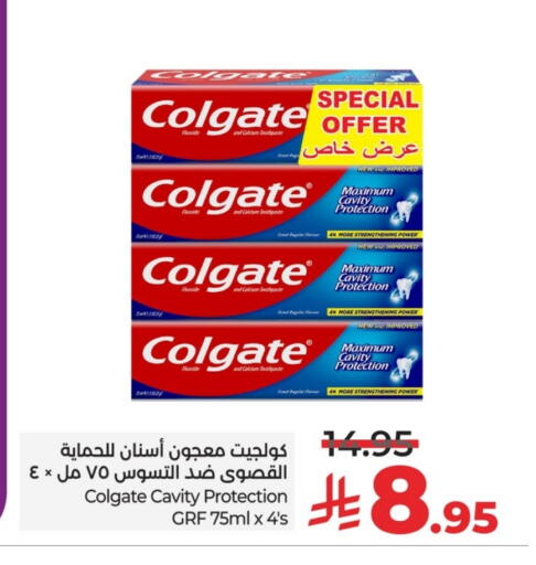 COLGATE Toothpaste available at LULU Hypermarket in KSA, Saudi Arabia, Saudi - Hail