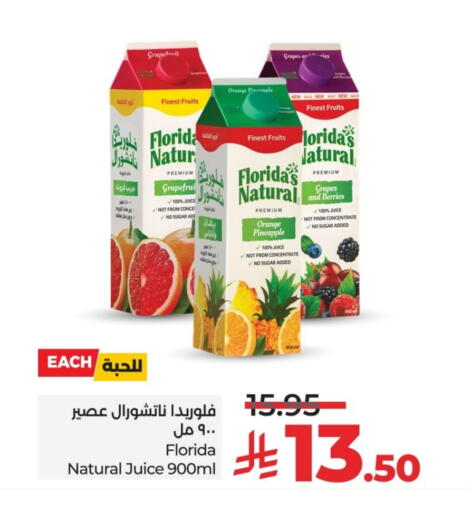 FLORIDAS NATURAL available at LULU Hypermarket in KSA, Saudi Arabia, Saudi - Hail