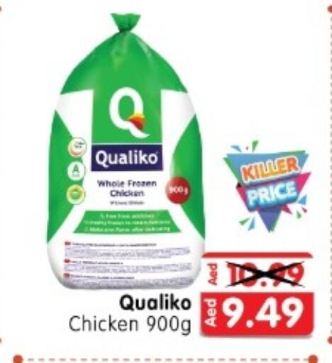 QUALIKO Frozen Whole Chicken available at Al Madina Hypermarket in UAE - Abu Dhabi