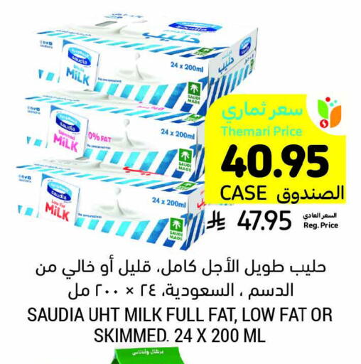 SAUDIA Long Life / UHT Milk available at Tamimi Market in KSA, Saudi Arabia, Saudi - Hafar Al Batin