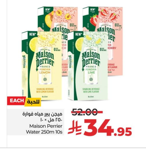 PERRIER available at LULU Hypermarket in KSA, Saudi Arabia, Saudi - Saihat