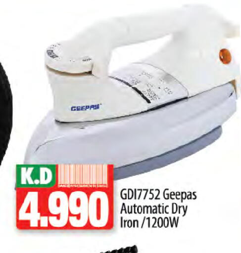 GEEPAS Ironbox available at Mango Hypermarket  in Kuwait - Jahra Governorate