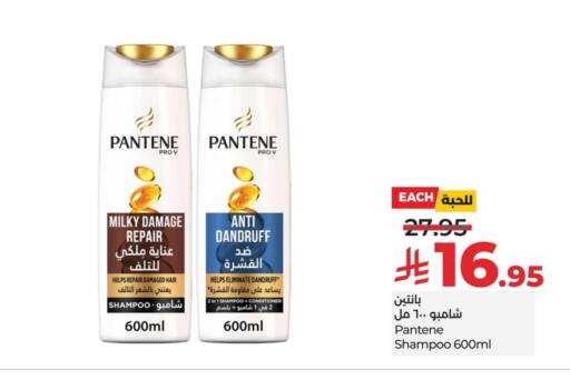 PANTENE Shampoo / Conditioner available at LULU Hypermarket in KSA, Saudi Arabia, Saudi - Jubail