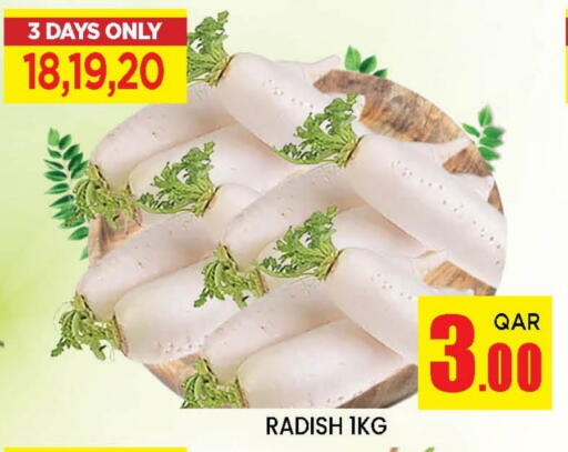 Fresh Vegetables in Doha Stop n Shop Hypermarket, Qatar Offers - Qatar Radish from Qatar available at Doha Stop n Shop Hypermarket in Qatar - Al Wakra