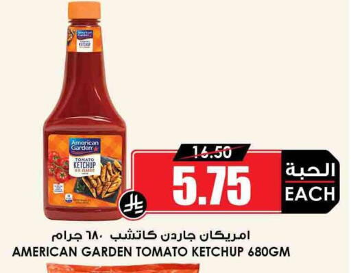 AMERICAN GARDEN Tomato Ketchup available at Prime Supermarket in KSA, Saudi Arabia, Saudi - Yanbu