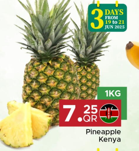 Pineapple from Kenya available at Family Food Centre in Qatar - Al Wakra