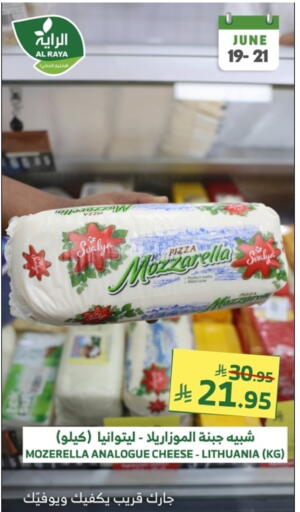 Mozzarella available at Al Raya in KSA, Saudi Arabia, Saudi - Najran