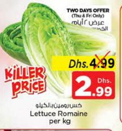 Lettuce available at نستو هايبرماركت in الإمارات العربية المتحدة , الامارات - أبو ظبي