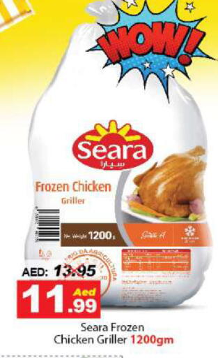 SEARA Frozen Whole Chicken available at DESERT FRESH MARKET  in UAE - Abu Dhabi