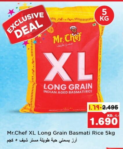 MR.CHEF Basmati / Biryani Rice available at Nesto Hypermarkets in Kuwait - Ahmadi Governorate