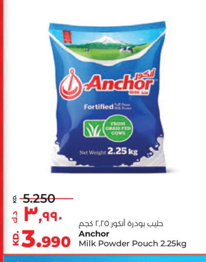 Powdered & Condensed Milk in Lulu Hypermarket , Kuwait Offers - Kuwait ANCHOR Milk Powder available at Lulu Hypermarket in Kuwait - Ahmadi Governorate