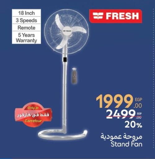 FRESH Fan available at Carrefour  in Egypt - Cairo