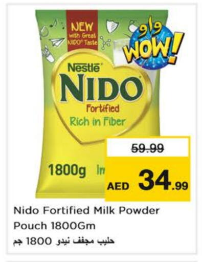 Powdered & Condensed Milk in Nesto Hypermarket, UAE Offers - United Arab Emirates NIDO Milk Powder available at Nesto Hypermarket in UAE - Abu Dhabi