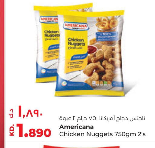 AMERICANA Chicken Nuggets available at Lulu Hypermarket  in Kuwait - Jahra Governorate