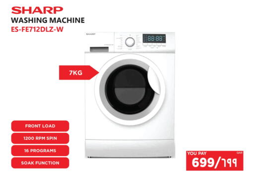 SHARP Washing Machine available at Emax  in Qatar - Doha