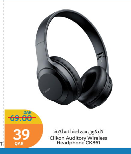 CLIKON Earphone available at City Hypermarket in Qatar - Al Wakra