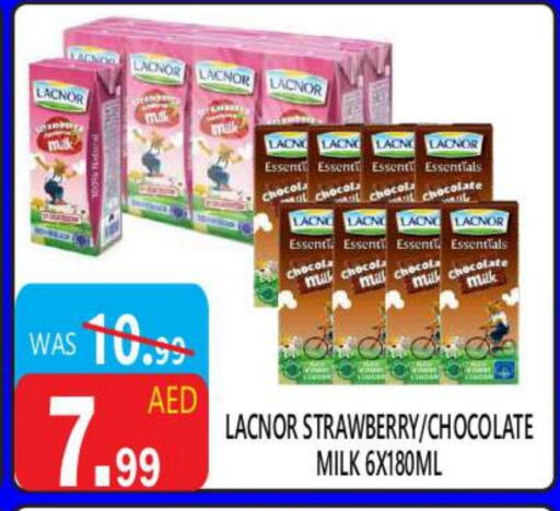Milk & Laban in United Hypermarket, UAE Offers - United Arab Emirates LACNOR Flavoured Milk available at United Hypermarket in UAE - Dubai