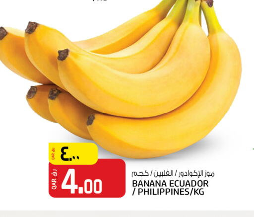 Banana from Ecuador Philippines available at Saudia Hypermarket in Qatar - Al Wakra
