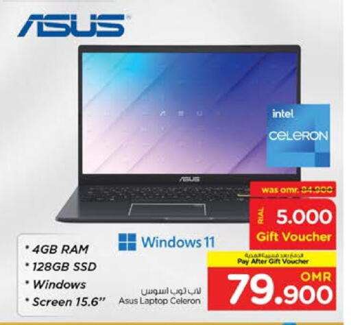 ASUS Laptop available at Nesto Hyper Market   in Oman - Sohar