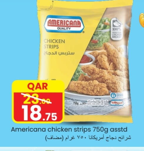 AMERICANA Chicken Strips available at  Great Hypermarket in Qatar - Al Rayyan