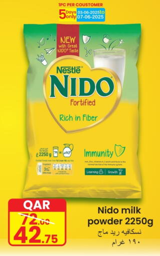 NIDO Milk Powder available at  Great Hypermarket in Qatar - Al Rayyan