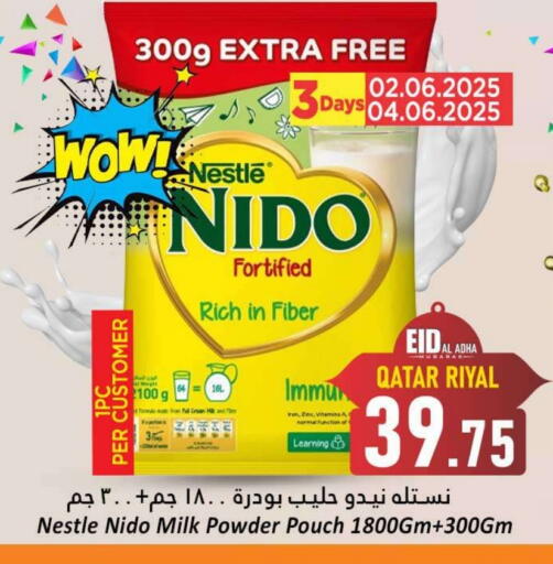 NIDO Milk Powder available at Dana Hypermarket in Qatar - Al Rayyan