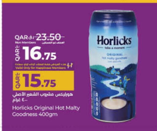 Powdered Drinks & Syrups in LuLu Hypermarket, Qatar Offers - Qatar HORLICKS available at LuLu Hypermarket in Qatar - Al Shamal